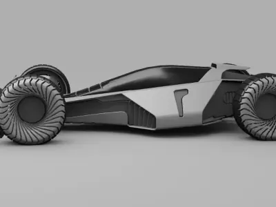 sci-fi vehicle  3D model