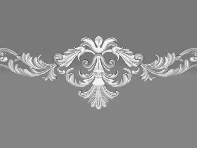 central pattern 3D model purchase