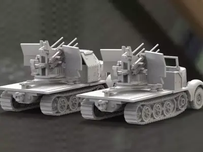 sd kfz 7 1 3D print model