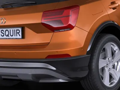 Audi Q2 2017 3D model