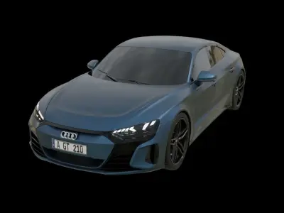 2021 Audi e-tron GT 3D model