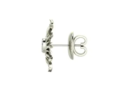 sun diamond stud 3D print model