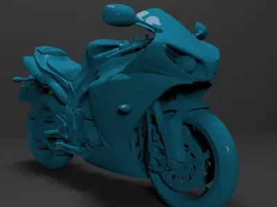 3D Model Yamaha YZF-R1 1000  Ready for Print 3D print model