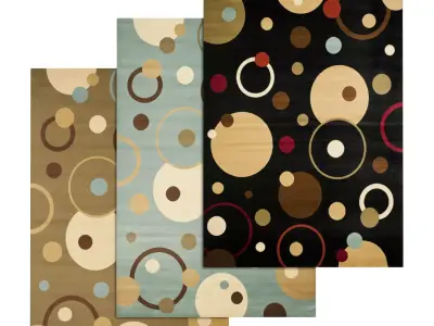 Rug Set 405 3D model