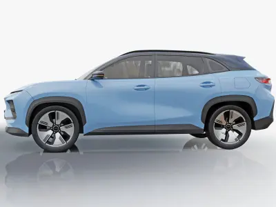 Electric crossover Chery eQ7 2023 3D model