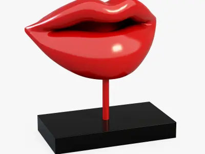 Figurine Lips 3D model