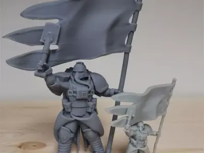 Big Kriegmarines Banner model Free 3D print model
