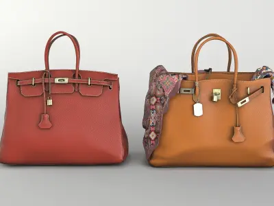 Hermes Birkin Bag 3D model purchase