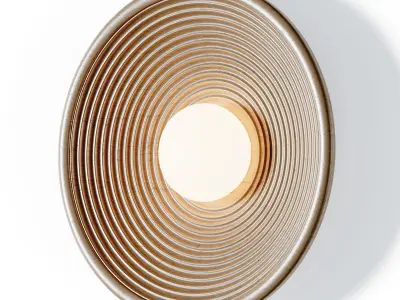 Circle Wall Lamp 3D model
