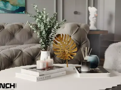 Hall design 3D model