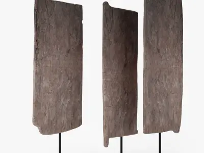 Igbo Door Nigeria - HandCarved Nigerian Doors Collection 3D model