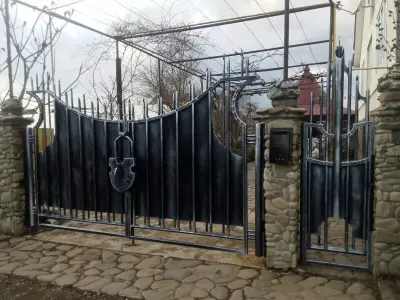 decorative metal gates 3D model
