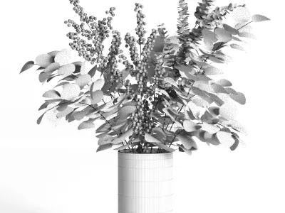 Decorative Plants 01 3D model
