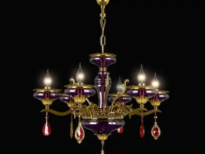 695062 Melagro Osgona Chandelier 3D model
