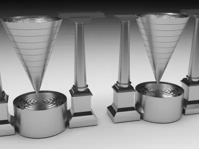 Water Clocks 3D model