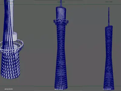 CantonTower 3D model