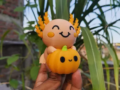 Halloween Special - Axolotl 3D print model