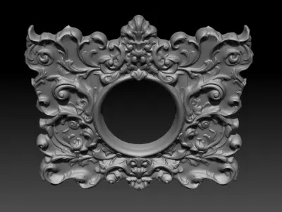 Bas relief Frame 240506 04 3D print model