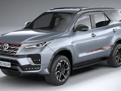 Toyota Fortuner TRD 2021 3D model