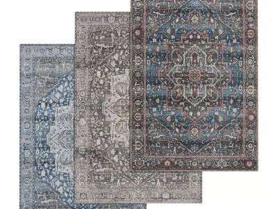 Rug Set 491 3D model