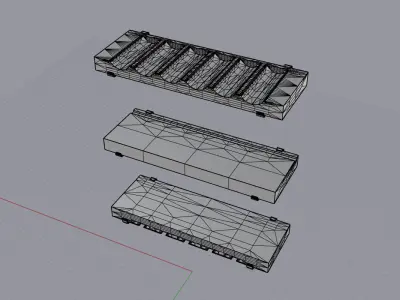 Shelves - Wine Shelves 3D model