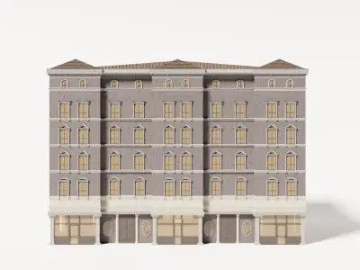 19th Century Building Type 1 3D model
