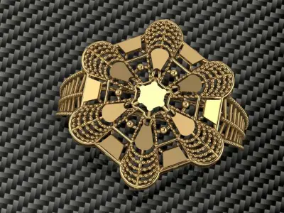 Bueatyfull women light wait rings  3D print model