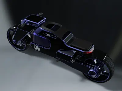 motorbike vehicle ZEN electric  3D model