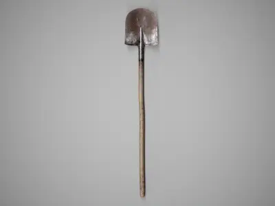 Shovel Low-poly 3D model