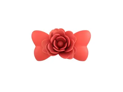 Flower Bow 3D model