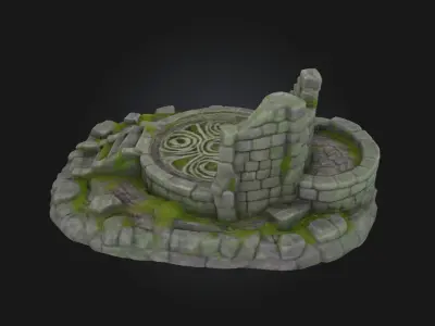 Mystic Ruins  Forgotten Echoes of an Ancient World 3D model