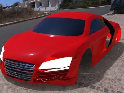 audi r8 Free 3D model