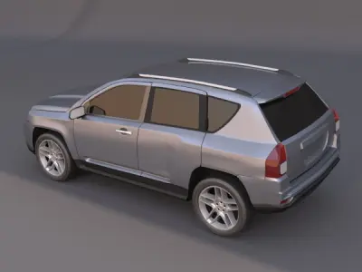 Jeep Compass 2012 SUV vehicle 3D model