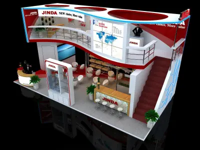 Exhibition - Area - 12X6-3DMAX2009-73 3D model