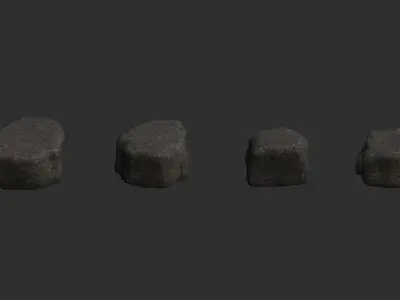 Cave Platform 3 - Base Free low-poly 3D model