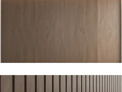 Wood panels set4 3D model