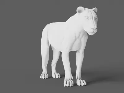 Lion 3D Model animal 3D model