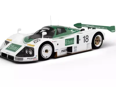 Mazda 787B Efini Racing 1991 3d model 3D model