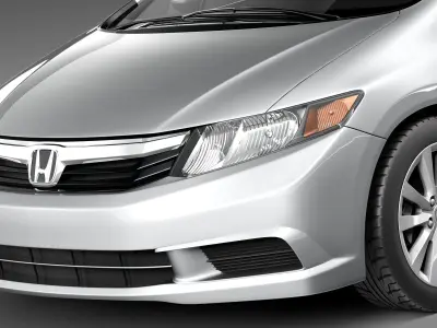 Honda Civic Sedan USA 2013 3D model