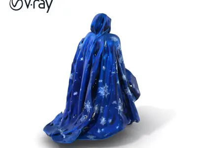 Purple Lotus Flower D Model Pack Low-poly 3D model