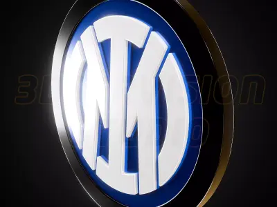 Inter Milan logo -  Cinematic - 3D print 3D model