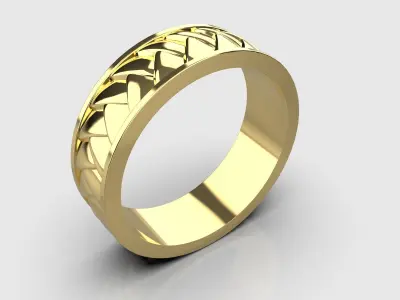 Womens ring size US 6 3D print model