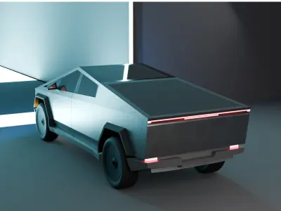 Tesla Cybertruck model 3D model