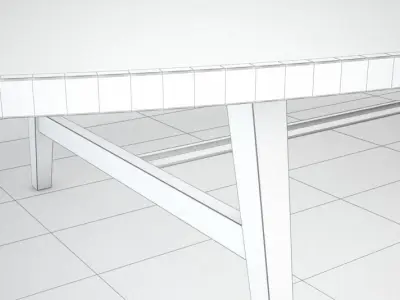 Coffee Table 3D model 5