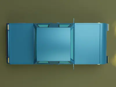 Lowpoly Car 1 Low-poly 3D model