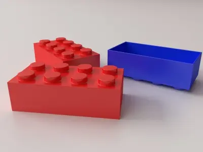 Brick Toy 3D model