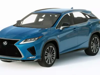 Lexus RX sport 2020 3D model