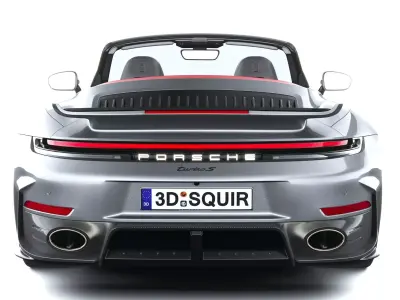 Porsche 911 Turbo S Cabrio Aerokit 2026 3D model