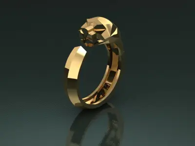 Ring Tiger 3D print model
