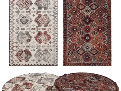 Rugs No 502 Low-poly 3D model
